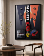 Ferrari Fantasy Pop Art Shadow Box