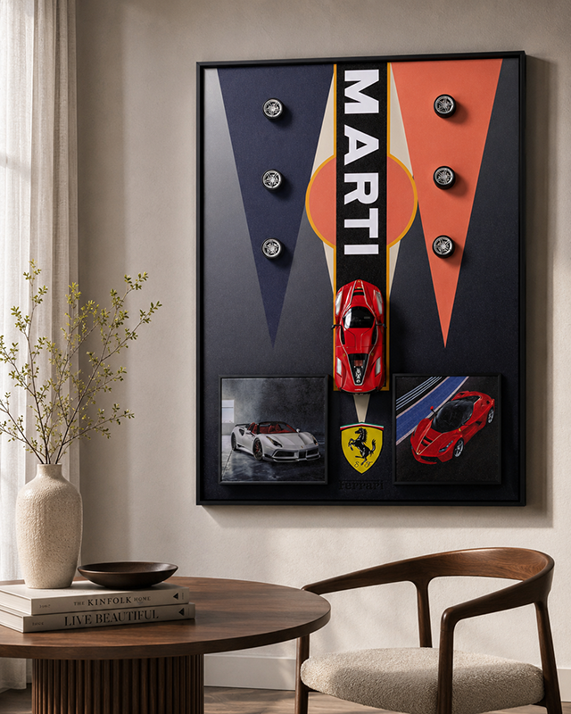 Ferrari Fantasy Pop Art Shadow Box