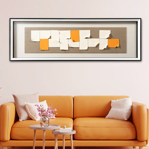 Squared Symmetry: Shadow Box Wall Decoration Piece