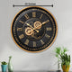 Whisper of Hours  Luxury Designer Wall Clocks for the Home With Moving Gear Mechanism Buy Wall Clock Online (Steel Body)