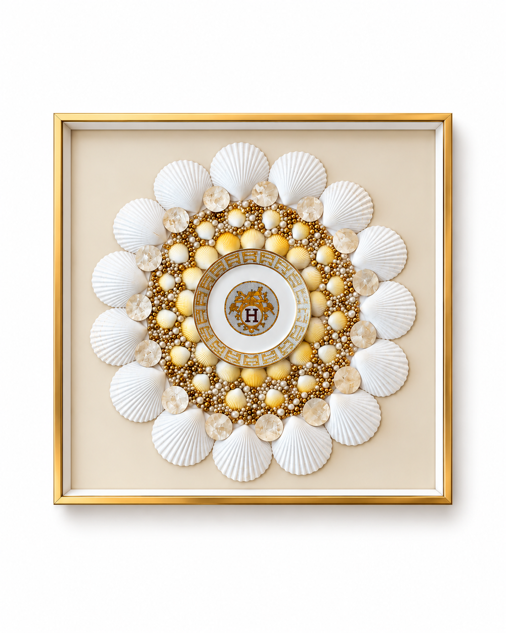 Ocean Crown Shadow Box Wall Decoration Item