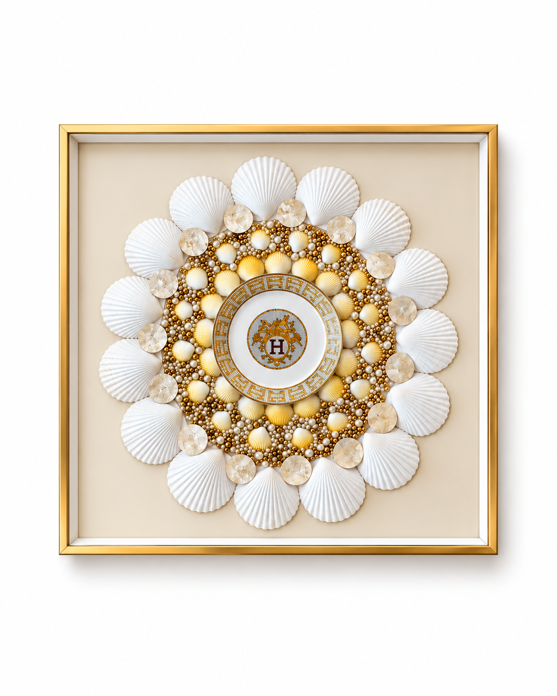 Ocean Crown Shadow Box Wall Decoration Item