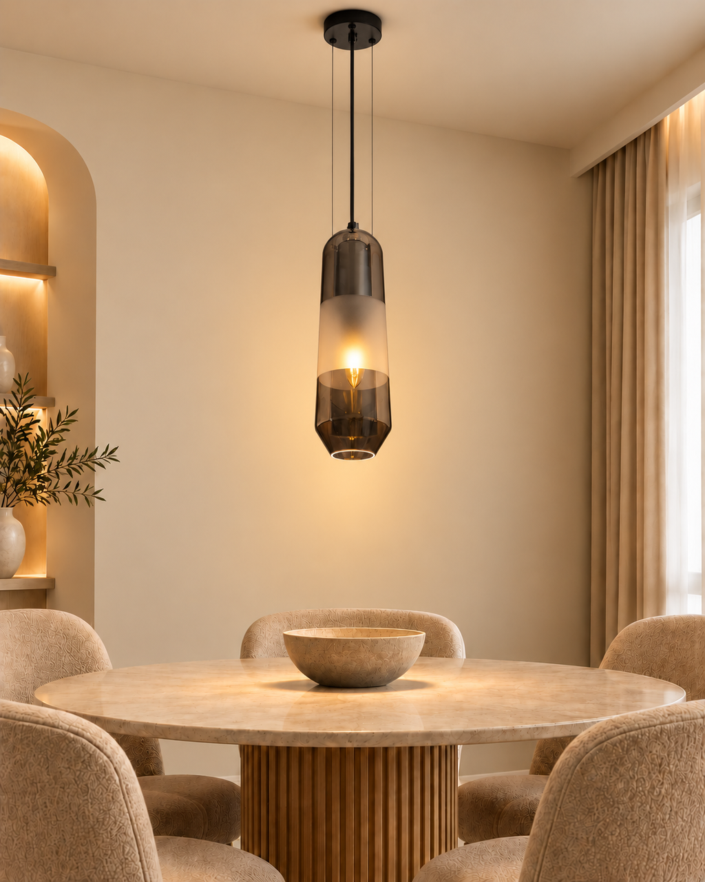 Nova Capsule Pendant Light For Living Room & Home Decoration item