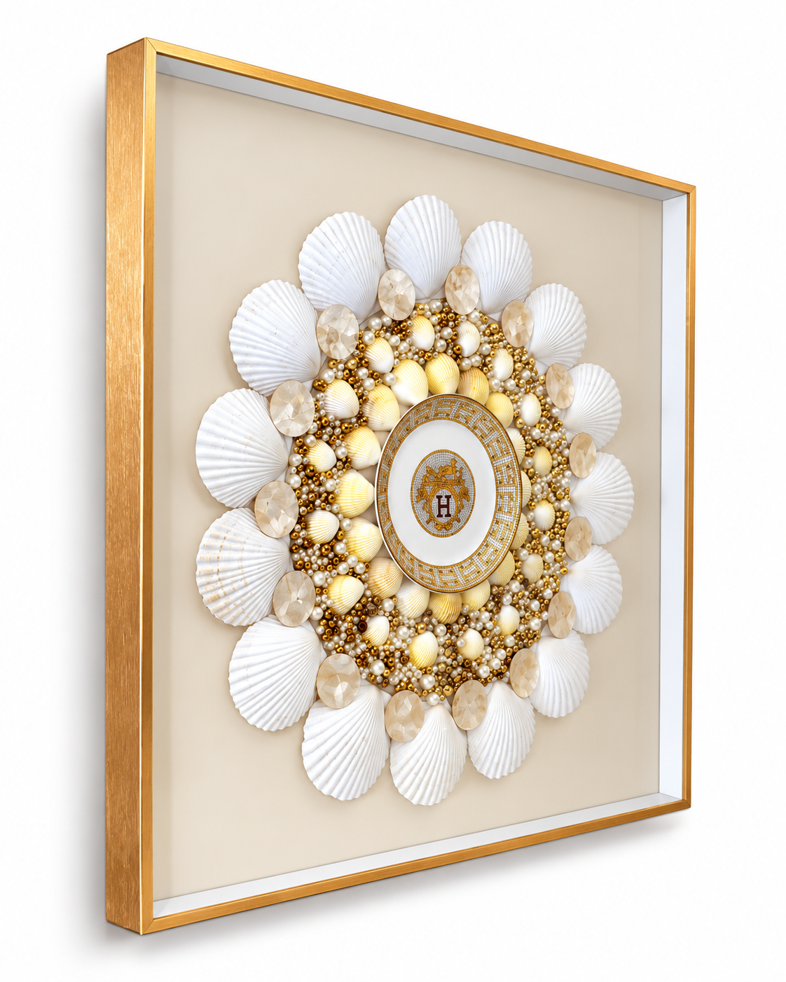 Ocean Crown Shadow Box Wall Decoration Item