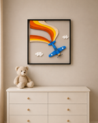 Sky Adventure Pop Art Shadow Box and Kids Room Wall Decor items