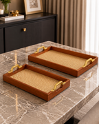 Urban Prestige Serving Tray For Home - Set of 2