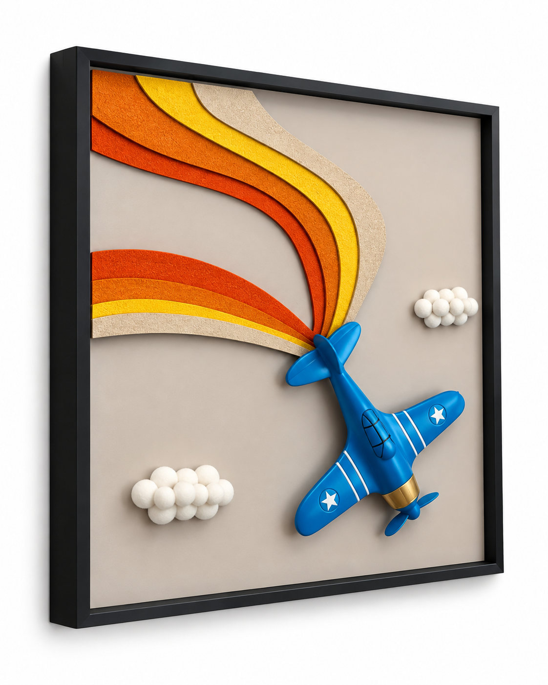 Sky Adventure Pop Art Shadow Box and Kids Room Wall Decor items