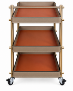 Verona Serving Bar Trolley for Home Bar & Dining Area