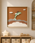 Dolphin Dreams Pop Art Shadow Box and Kids Room Wall Decor items