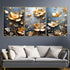 Golden Blossom Serenity Canvas Paintings