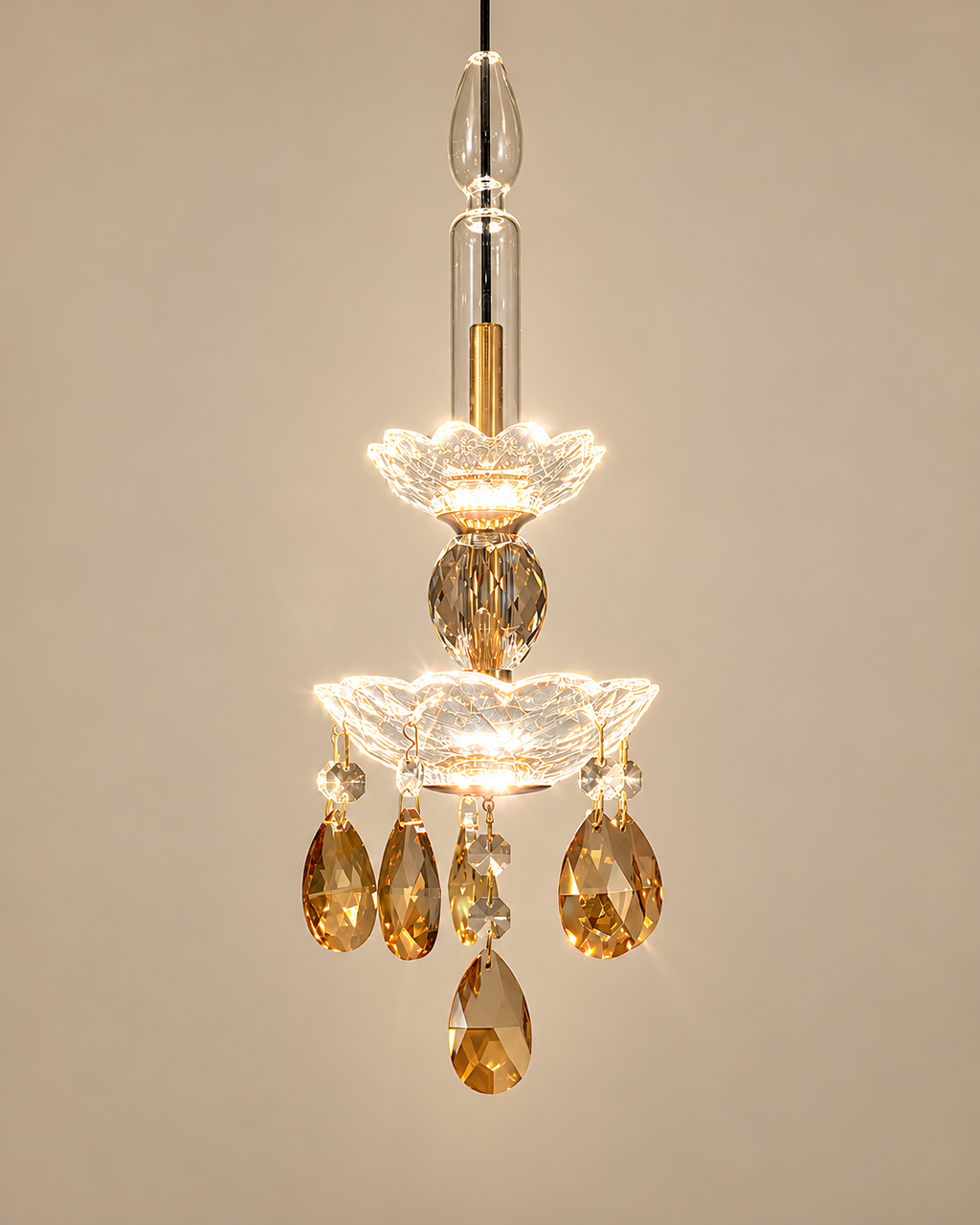 Lumora Royale Pendent lights for Home & Item for Home Decoration - Amber