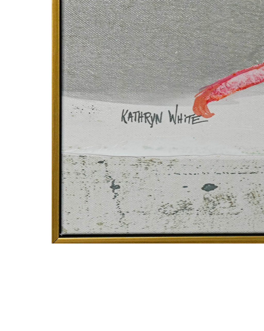 Nature’s Royalty by KATHRYN WHITE 100% Hand Wall Painting For Home (With Outer Floater Frame frame) ( 35.5 x 47 Inches )
