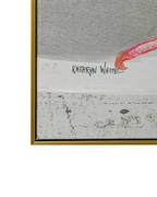 Nature’s Royalty by KATHRYN WHITE 100% Hand Wall Painting For Home (With Outer Floater Frame frame) ( 35.5 x 47 Inches )