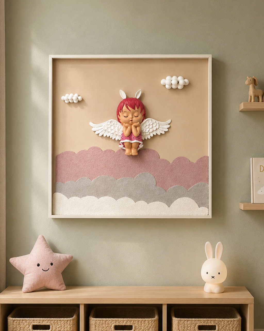 Little Angel Pop Art Shadow Box and Kids Room Wall Decor items