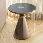 Noir Elegance Side Table For Living Room