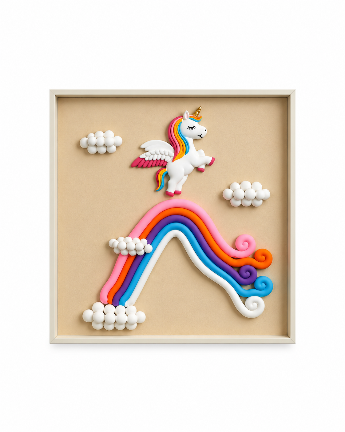 Rainbow Unicorn Pop Art Shadow Box and Kids Room Wall Decor items