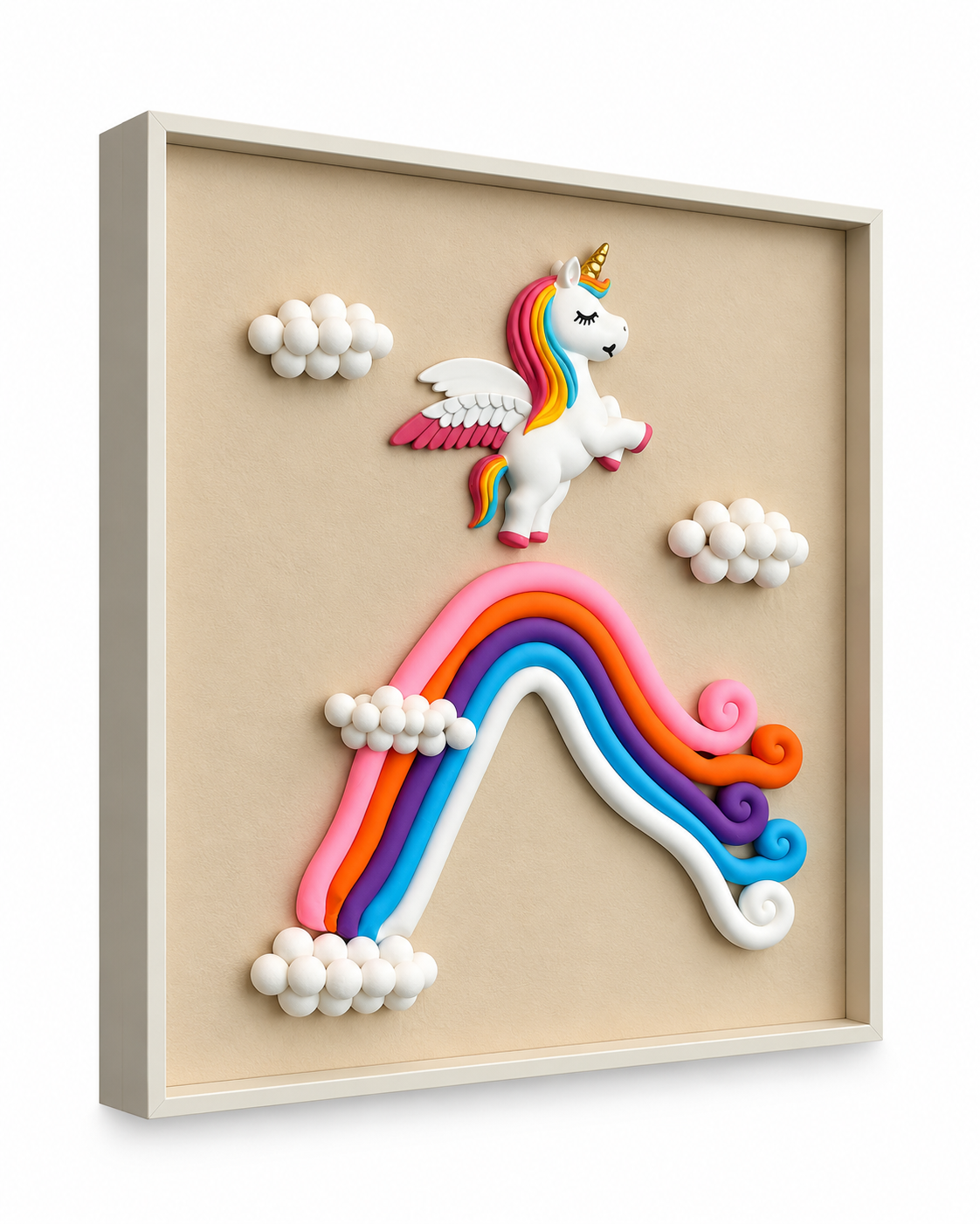 Rainbow Unicorn Pop Art Shadow Box and Kids Room Wall Decor items