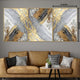 Abstract Fusion  Canvas Paintings - Set Of 3