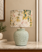 Eastern Paradise Designer Table Lamps for Living Room - Green