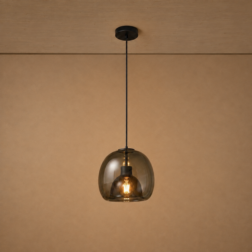 Cosmo Shade Pendant Light For Living Room & Home Decoration item - Grey