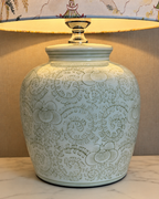 Eastern Paradise Designer Table Lamps for Living Room - Green