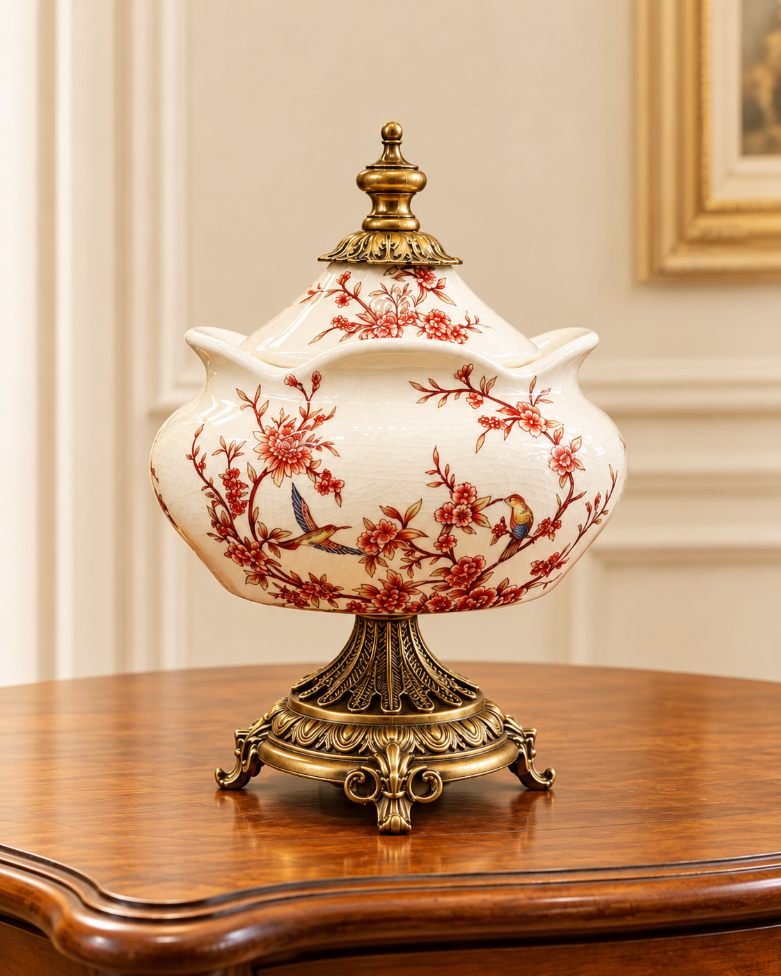 Palace Grace Decorative Jar & Showpiece & Home Decoration Item