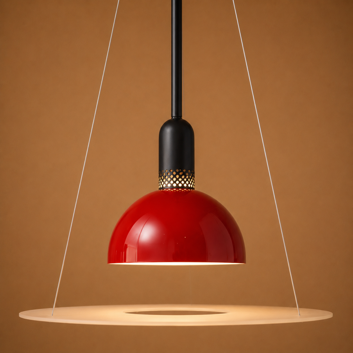 Cosmo Aura Ceiling light For Home  &  Item For Home Decoration - Red (Italian Designer Collection)