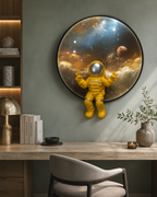 Dynamic Dexterity Pop Art Shadow Box Wall Decoration Piece - Yellow