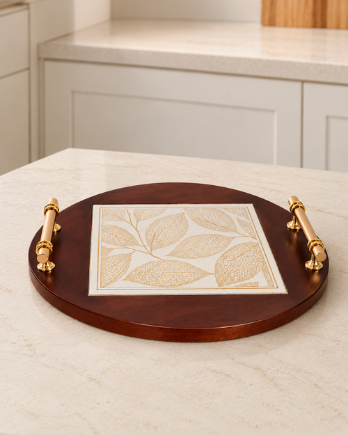 Luxe Harmony Serving Tray For Home - Medium
