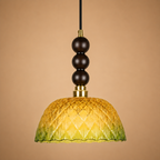 Garden Aura Pendant Light For Home  & Item  for Home Decoration - Yellow & Green