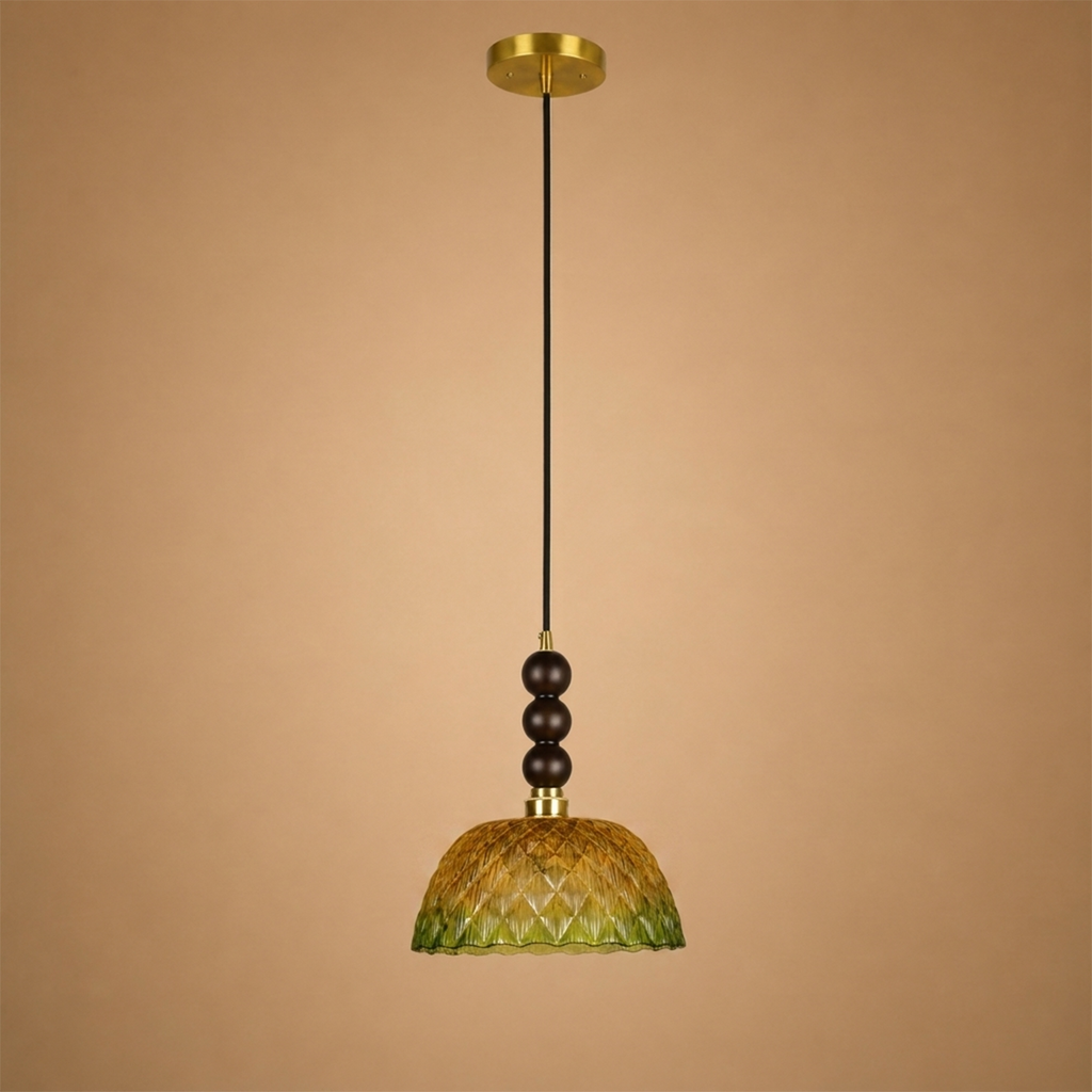 Garden Aura Pendant Light For Home  & Item  for Home Decoration - Yellow & Green