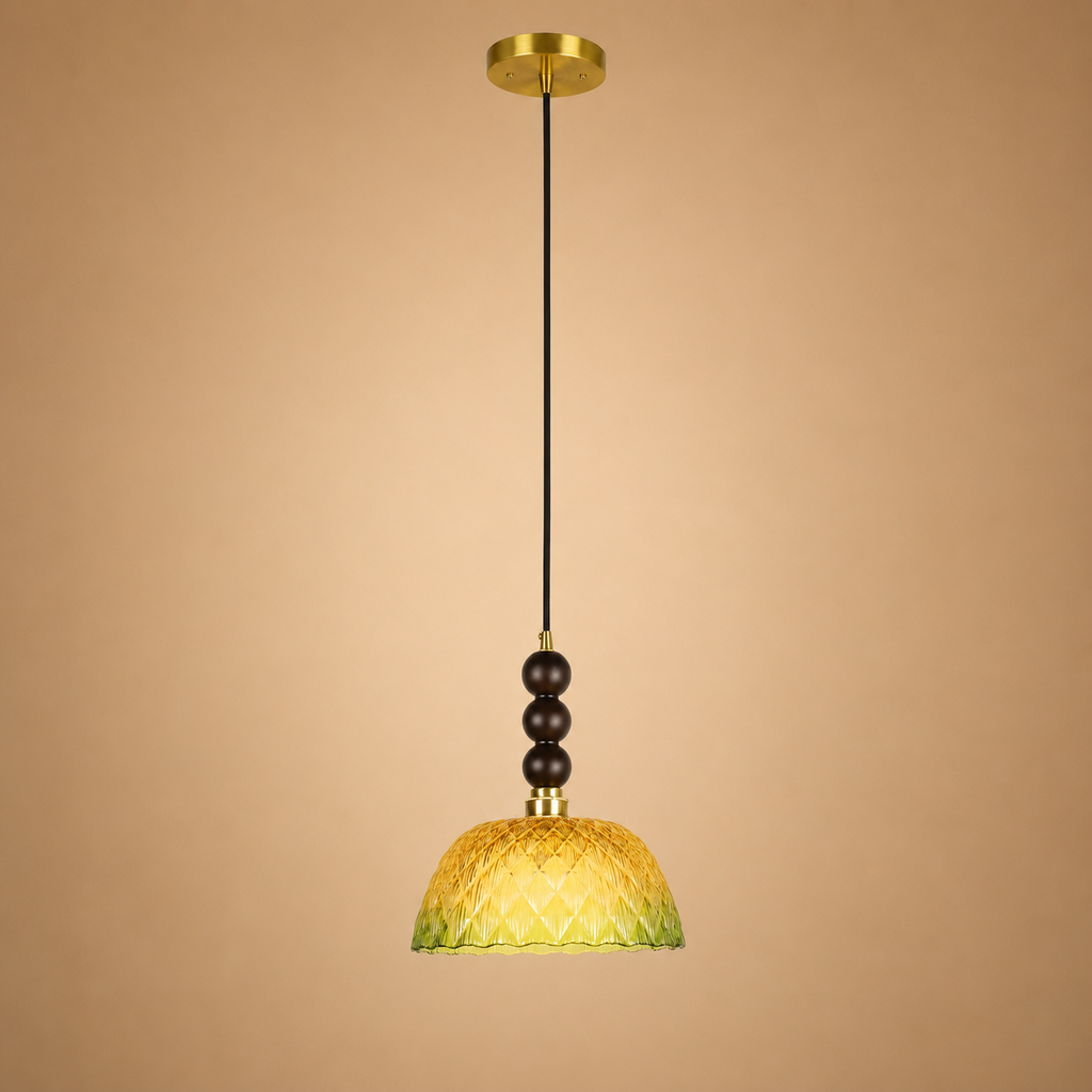 Garden Aura Pendant Light For Home  & Item  for Home Decoration - Yellow & Green