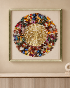The Tropical Butterfly Kaleidoscope Shadow Box Wall Decoration Piece