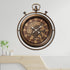 Infinity Hours Luxury Designer Wall Clocks for the Home With Moving Gear Mechanism Buy Wall Clock Online (Steel Body)