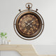 Infinity Hours Luxury Designer Wall Clocks for the Home With Moving Gear Mechanism Buy Wall Clock Online (Steel Body)