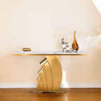Maritime Grace Console Table (Stainless Steel)