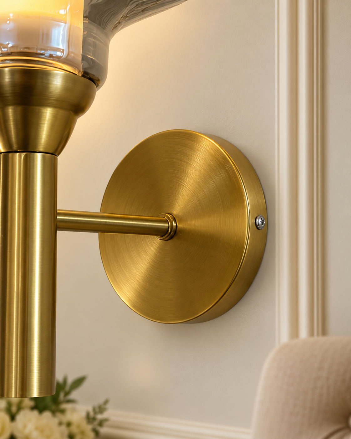 Golden Gleam Wall Lamp for Home & Item for Wall Decoration