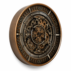 Maison Hour Luxury Designer Silent Movement Wall Clocks for the Home With Moving Gear Mechanism Buy Wall Clock Online (Steel Body)