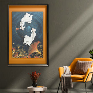 Aquatic Dance Wall Art Shadow Box & Wall Decoration Item