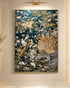 Dynasty of Feathers Handmade Wall Painting for Home & Wall Decoration Item ( 47x31.5 Inches )