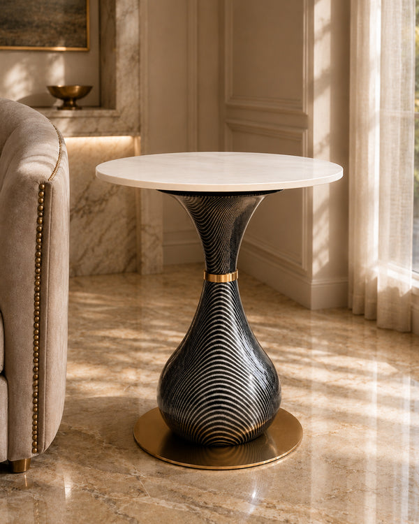 Flowline Accent Side Table For Home and Item for Home Decoration