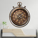 Infinity Hours Luxury Designer Wall Clocks for the Home With Moving Gear Mechanism Buy Wall Clock Online (Steel Body)