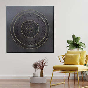 Shadow Prism Modern Wall Art (40 x 40 Inches)