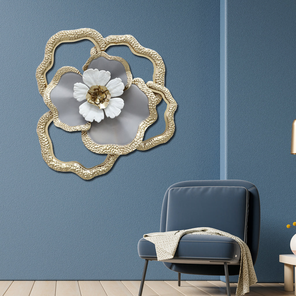 Whimsical Aura Embrace Metal Wall Décor
