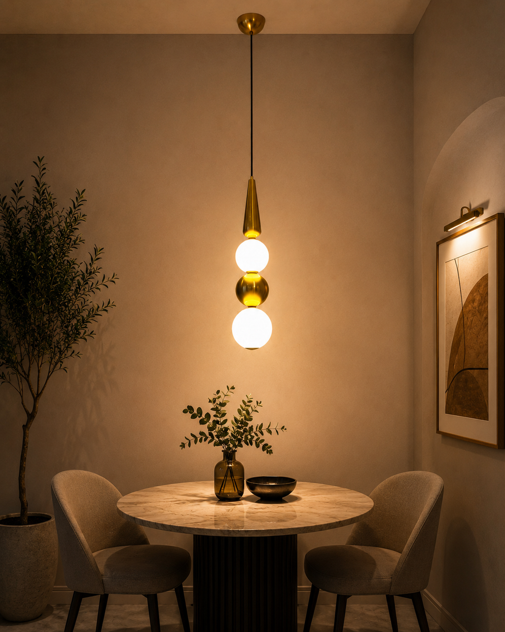 Pearl Cascade Pendant Light For Living Room & Home Decoration item