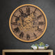 Phantom Dial Luxury Designer Watches Wall Clock For Living Room With Moving Gear Mechanism Buy Wall Clock Online - Medium (Gold) (Steel Body)