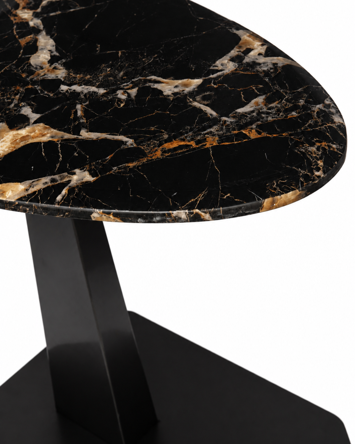 Obsidian Flow Side Table For Home & Home Decoration Item