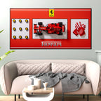 Ferrari Speed Pop Art Shadow Box Wall Decoration Piece