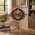 Infinite Time Journey Luxury Designer Table Clock With Moving Gear Mechanism Buy Table Clock Online (Steel Body) - Rose gold
