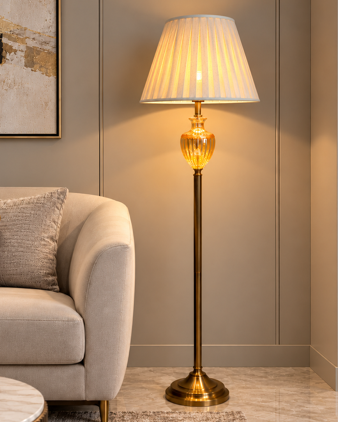 Celeste Charm Designer Floor Lamps for Living Room